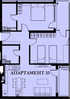 3-стаен град София, Кръстова вада 8