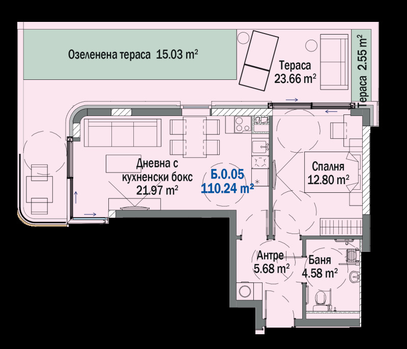 À venda  1 quarto região Burgas , Kiten , 110 m² | 85612024