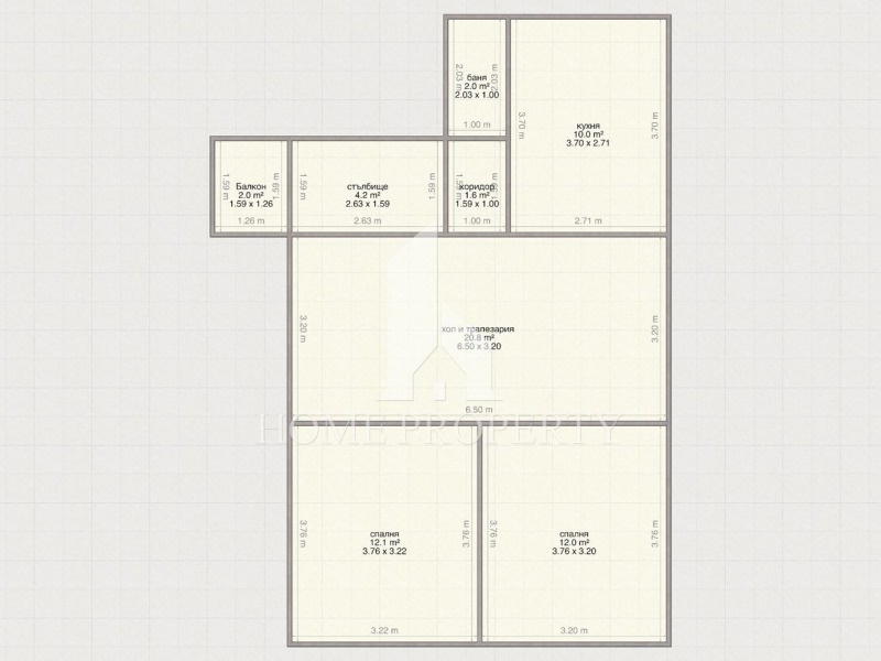 Продава 3-СТАЕН, гр. София, Бенковски, снимка 11 - Aпартаменти - 46654419