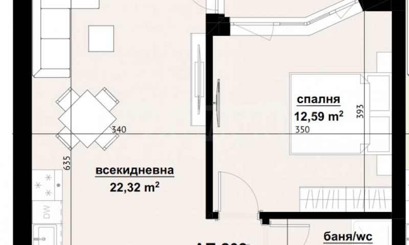 Eladó  1 hálószoba régió Burgasz , Sozopol , 57 négyzetméter | 14289420 - kép [2]