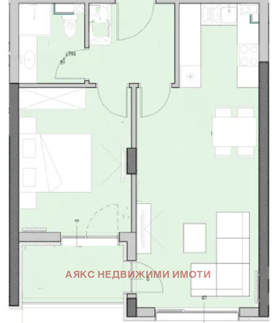 Продава  2-стаен град София , Малинова долина , 59 кв.м | 46741829