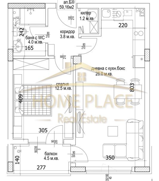 Продава 2-СТАЕН, гр. Варна, Кайсиева градина, снимка 2 - Апартаменти - 52626517