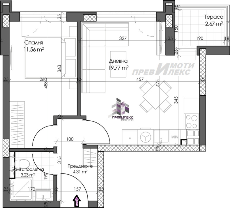 Продава 2-СТАЕН, гр. Пловдив, Кършияка