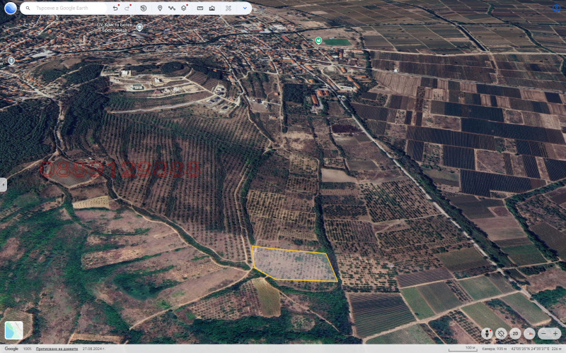 Продава ЗЕМЕДЕЛСКА ЗЕМЯ, с. Брестовица, област Пловдив