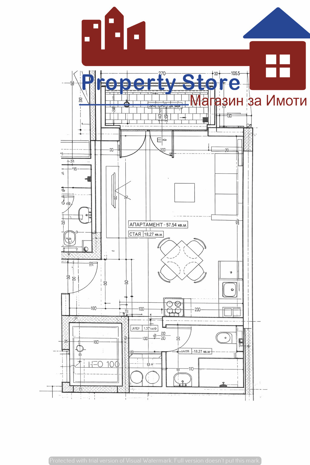 Продава 1-СТАЕН, гр. Варна, Колхозен пазар, снимка 2 - Апартаменти - 54135653