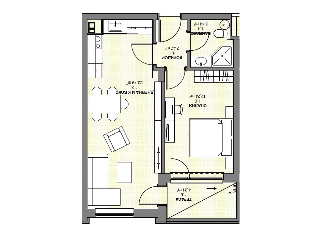 Продава 2-СТАЕН, с. Равда, област Бургас, снимка 5 - Апартаменти - 55274164
