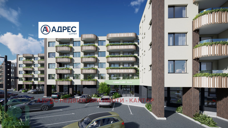 На продаж  1 спальня Шумен , Тракия , 66 кв.м | 78043299 - зображення [2]