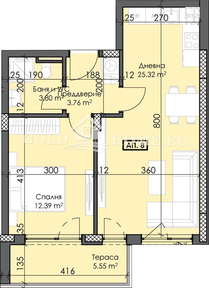 Продава 2-СТАЕН, гр. Пловдив, Тракия, снимка 5 - Aпартаменти - 48714840