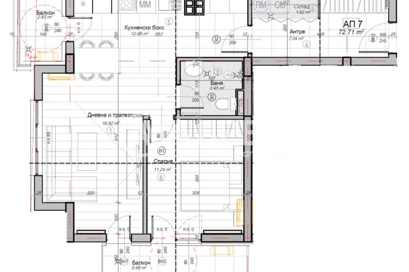 Продава 2-СТАЕН, гр. София, Слатина, снимка 3 - Апартаменти - 52837941
