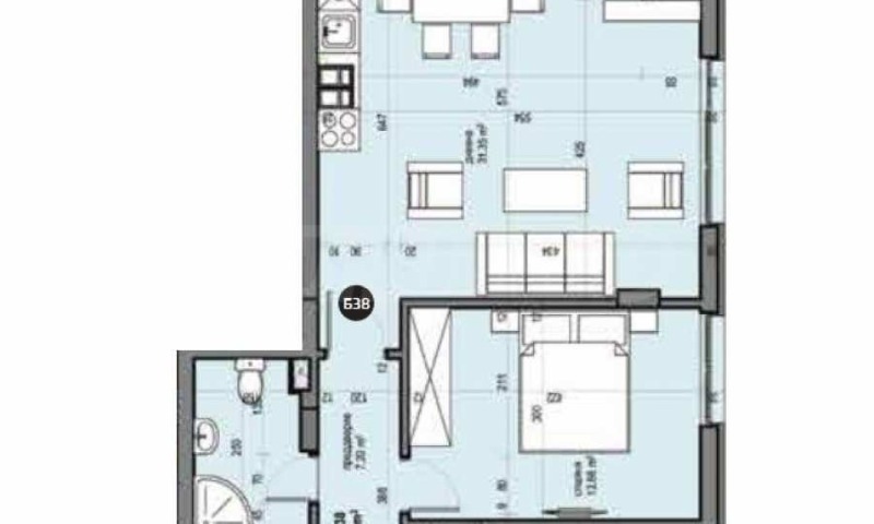 In vendita  2 camere da letto Sofia , Liulin 5 , 98 mq | 67943272 - Immagine [2]