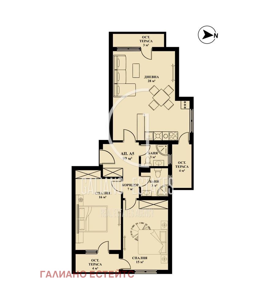 Продава 3-СТАЕН, гр. София, Люлин 5, снимка 2 - Апартаменти - 53814464