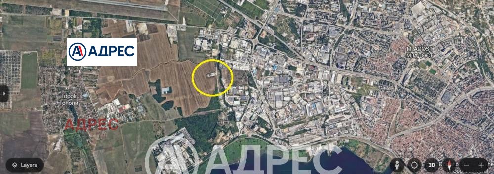 Продава ПАРЦЕЛ, гр. Варна, Западна промишлена зона