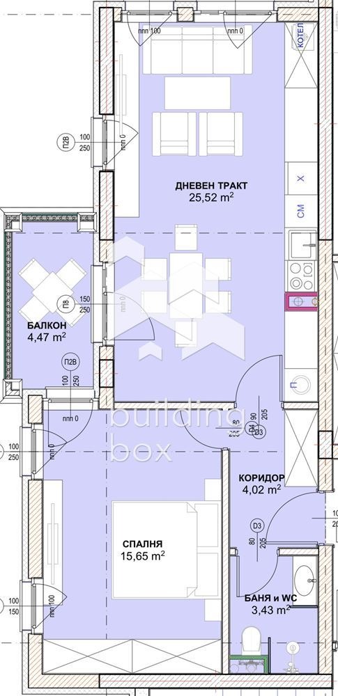 Продава 2-СТАЕН, гр. София, Малинова долина, снимка 10 - Aпартаменти - 49063114