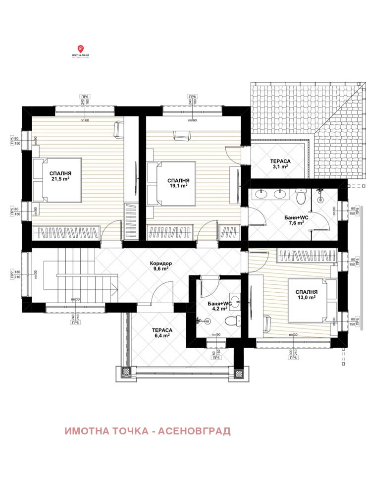 Продава КЪЩА, гр. Пловдив, Остромила, снимка 2 - Къщи - 52418809