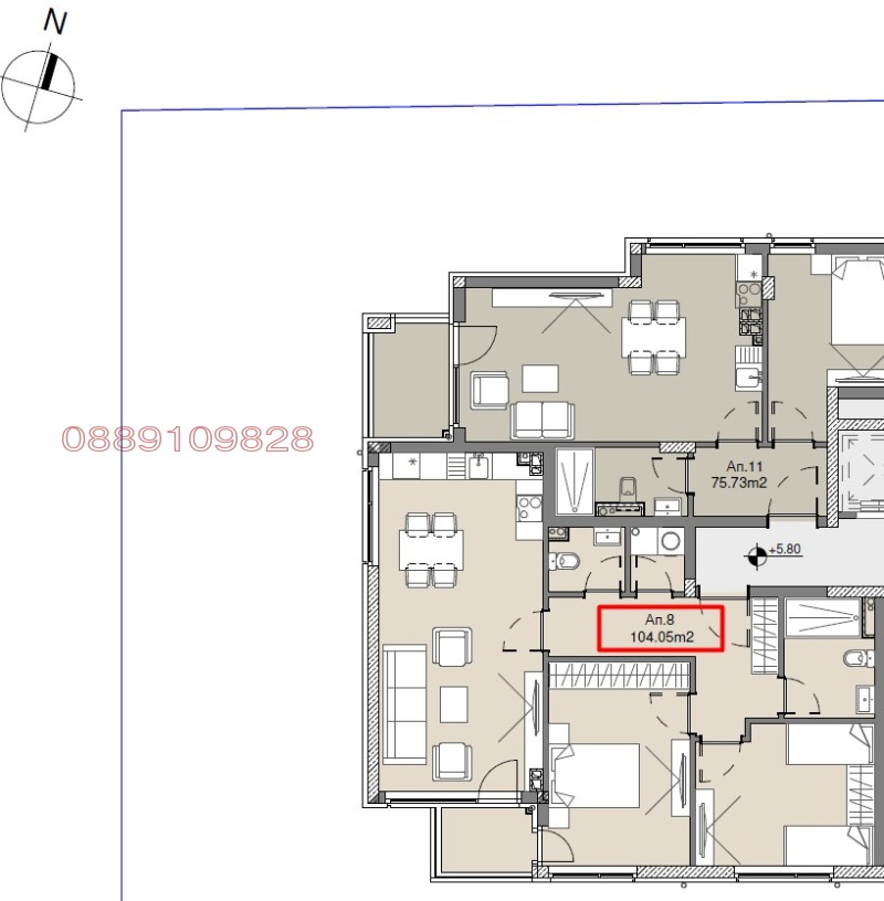 Продава 3-СТАЕН, гр. София, Подуяне, снимка 4 - Апартаменти - 53107813