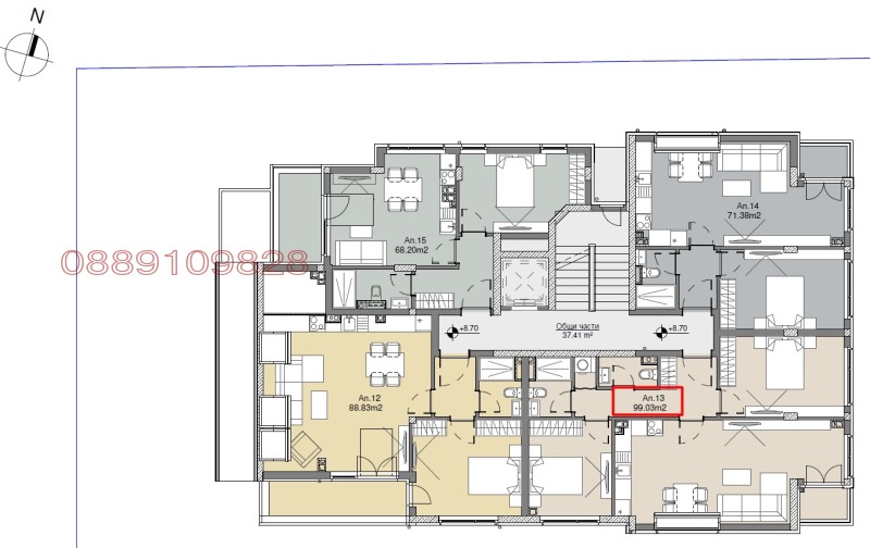 Продава 3-СТАЕН, гр. София, Подуяне, снимка 5 - Апартаменти - 53107813