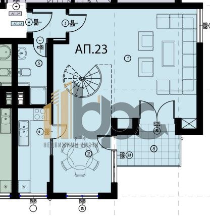 Satılık  İki Katlı Daire Sofia , Manastirski livadi , 151 metrekare | 73730082 - görüntü [2]