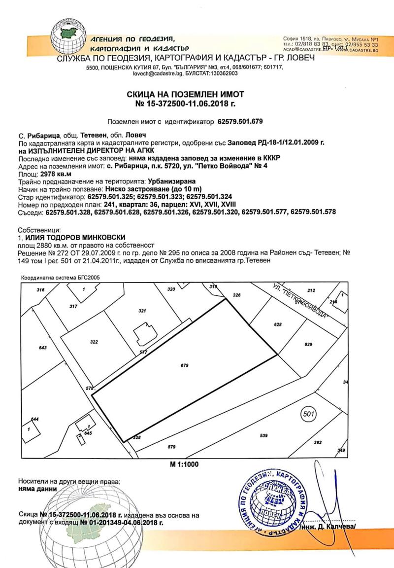 Продава ПАРЦЕЛ, с. Рибарица, област Ловеч, снимка 3 - Парцели - 48503092