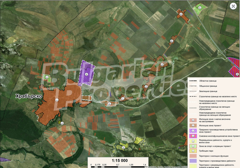 Продава ПАРЦЕЛ, с. Храбърско, област София област, снимка 5 - Парцели - 53177549