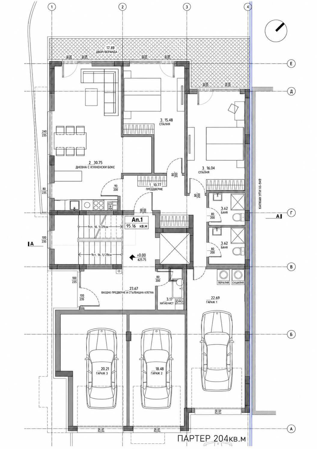 Продава 3-СТАЕН, гр. София, Малинова долина, снимка 13 - Апартаменти - 56166075
