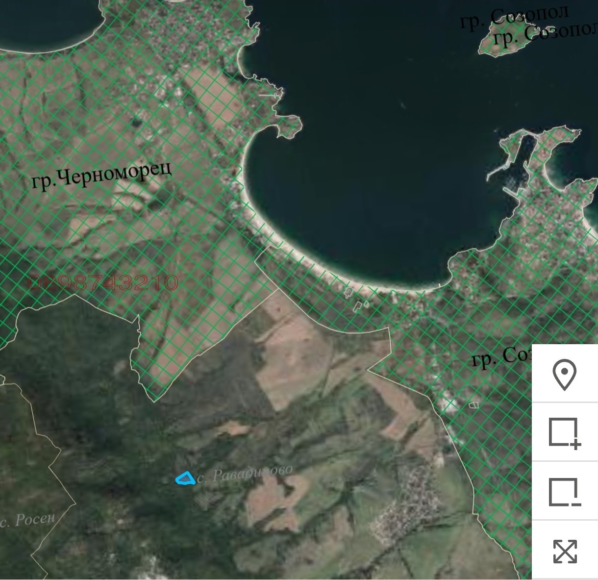 Продава ПАРЦЕЛ, с. Равадиново, област Бургас, снимка 3 - Парцели - 54462497