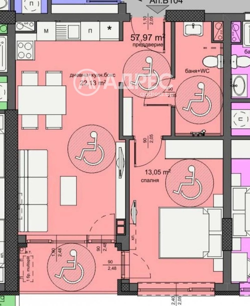 Продава 2-СТАЕН, гр. Бургас, Изгрев, снимка 4 - Апартаменти - 53007329