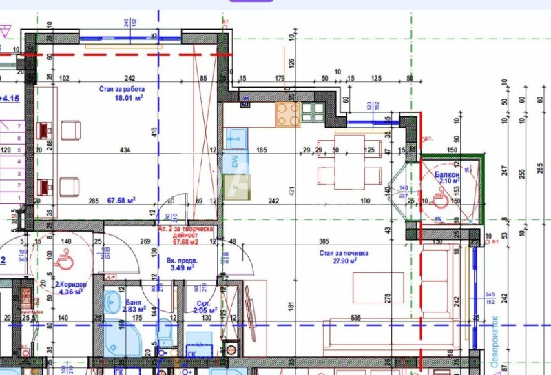 Zu verkaufen  1 Schlafzimmer Sofia , Bankja , 83 qm | 26496611 - Bild [2]