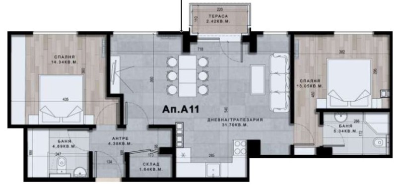 De vânzare  2 dormitoare Sofia , Mladost 1 , 114 mp | 95335608 - imagine [9]