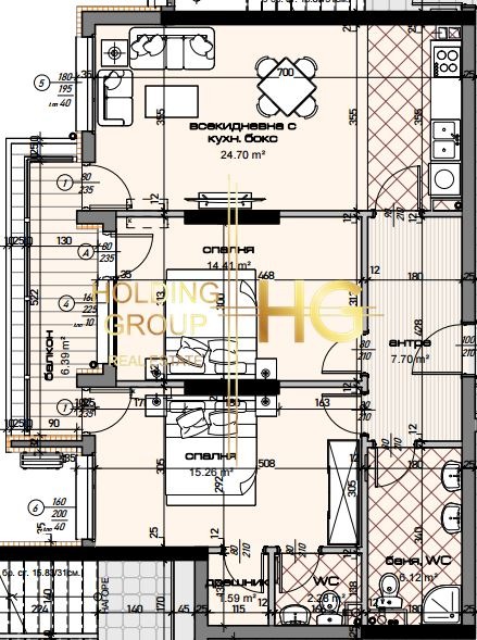 Продава 3-СТАЕН, гр. Варна, Младост 2, снимка 9 - Апартаменти - 53529172