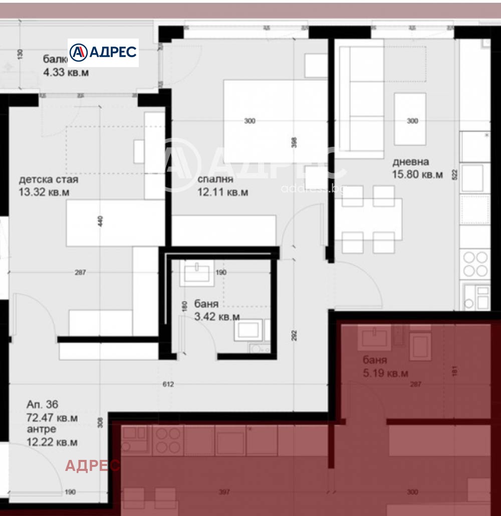 Продава 3-СТАЕН, гр. Варна, Цветен квартал, снимка 3 - Апартаменти - 54074912