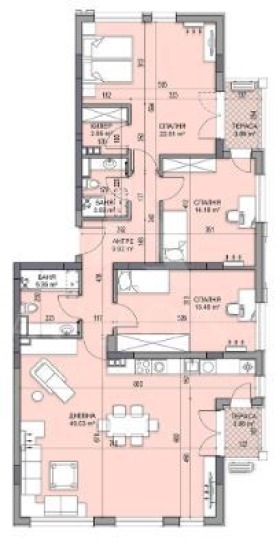 In vendita  3 camere da letto Plovdiv , Gagarin , 183 mq | 14223587 - Immagine [3]