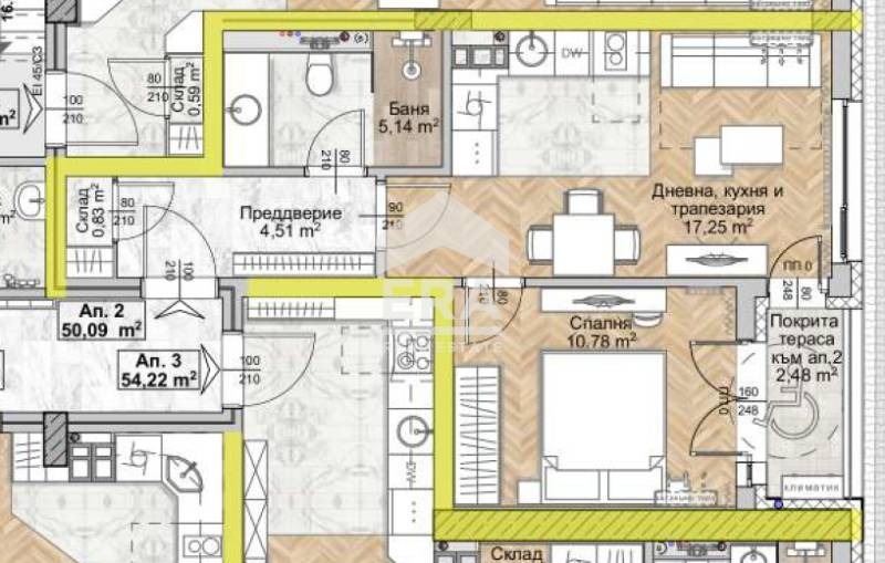 Продава 2-СТАЕН, гр. София, Люлин 8, снимка 3 - Апартаменти - 53074754