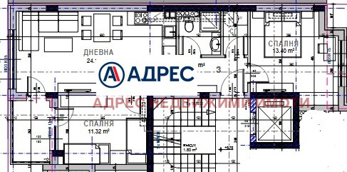 Продается  2 спальни Стара Загора , Казански - изток , 92 кв.м | 59178873 - изображение [3]