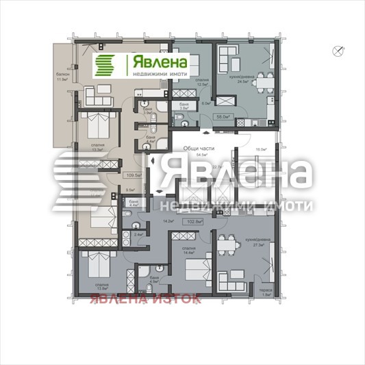 For Sale  2 bedroom Sofia , Krasno selo , 140 sq.m | 35984057 - image [2]
