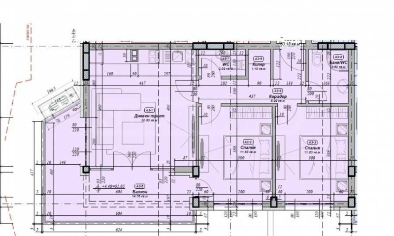 Продаја  2 спаваће собе Варна , м-т Манастирски рид , 95 м2 | 11358126 - слика [5]