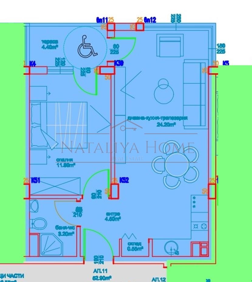 Продава 2-СТАЕН, гр. Бургас, Славейков, снимка 2 - Апартаменти - 53693581