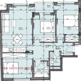 3 dormitoare Zona B-5, Sofia 1