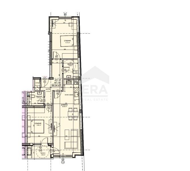 Продается  2 спальни София , Надежда 1 , 100 кв.м | 74505574 - изображение [3]