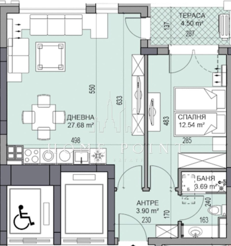 Продава 2-СТАЕН, гр. Пловдив, Кършияка, снимка 4 - Aпартаменти - 47524703