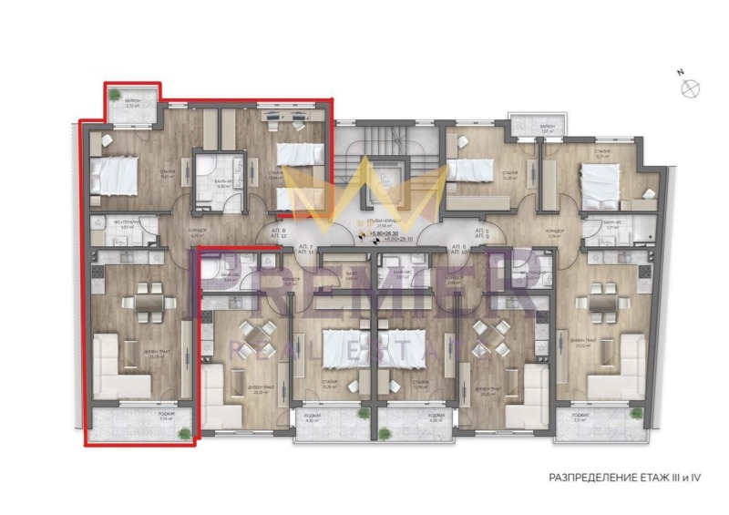 Продава 3-СТАЕН, гр. Варна, Погреби, снимка 12 - Апартаменти - 53042234