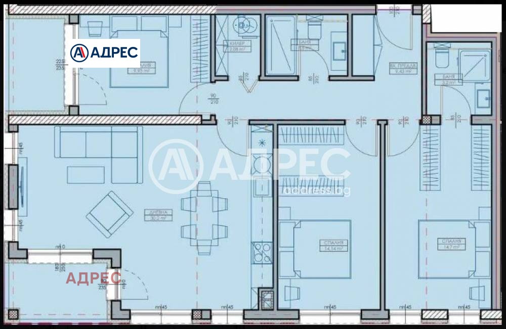 Продава МНОГОСТАЕН, гр. Варна, Кайсиева градина, снимка 4 - Апартаменти - 53900937