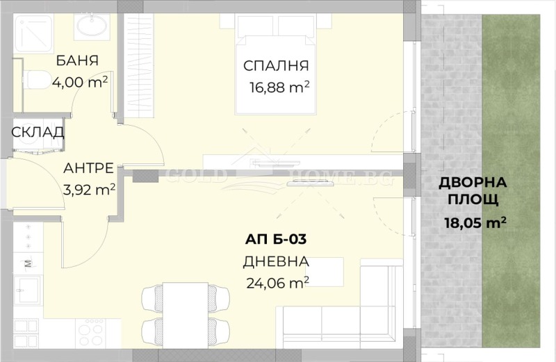 Продава 2-СТАЕН, гр. Пловдив, Остромила, снимка 2 - Апартаменти - 53175257