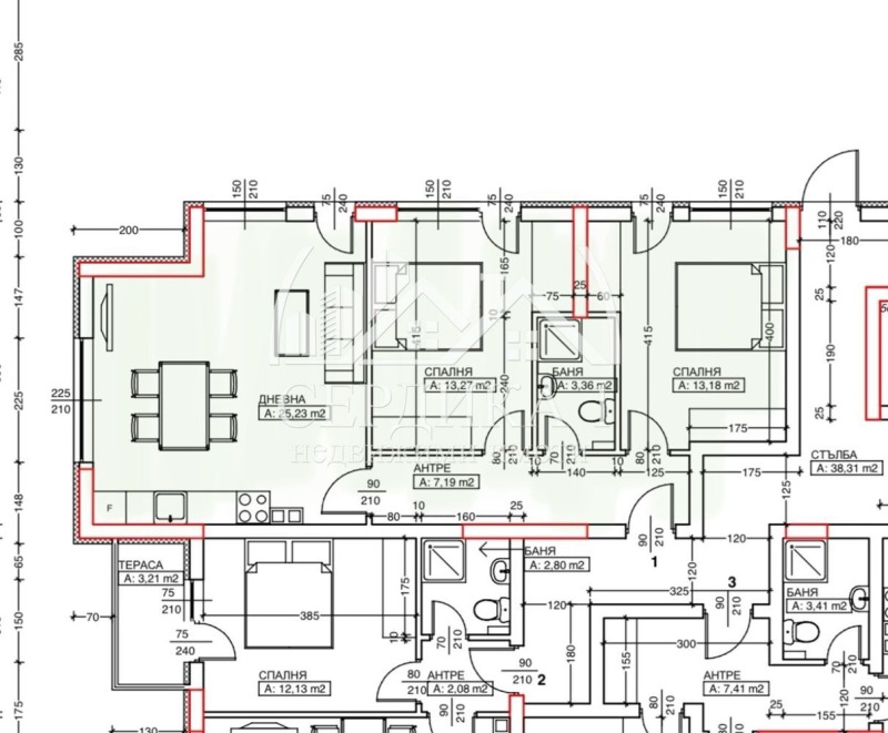 Продава  3-стаен град Благоевград , Бялата висота , 84 кв.м | 88393448 - изображение [4]