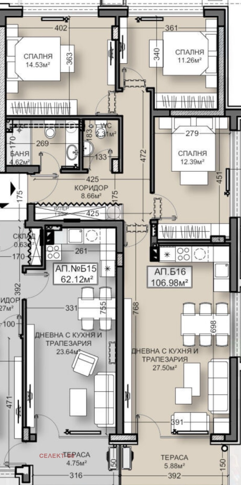 Продава  4-стаен град Перник , Изток , 126 кв.м | 32623314 - изображение [6]