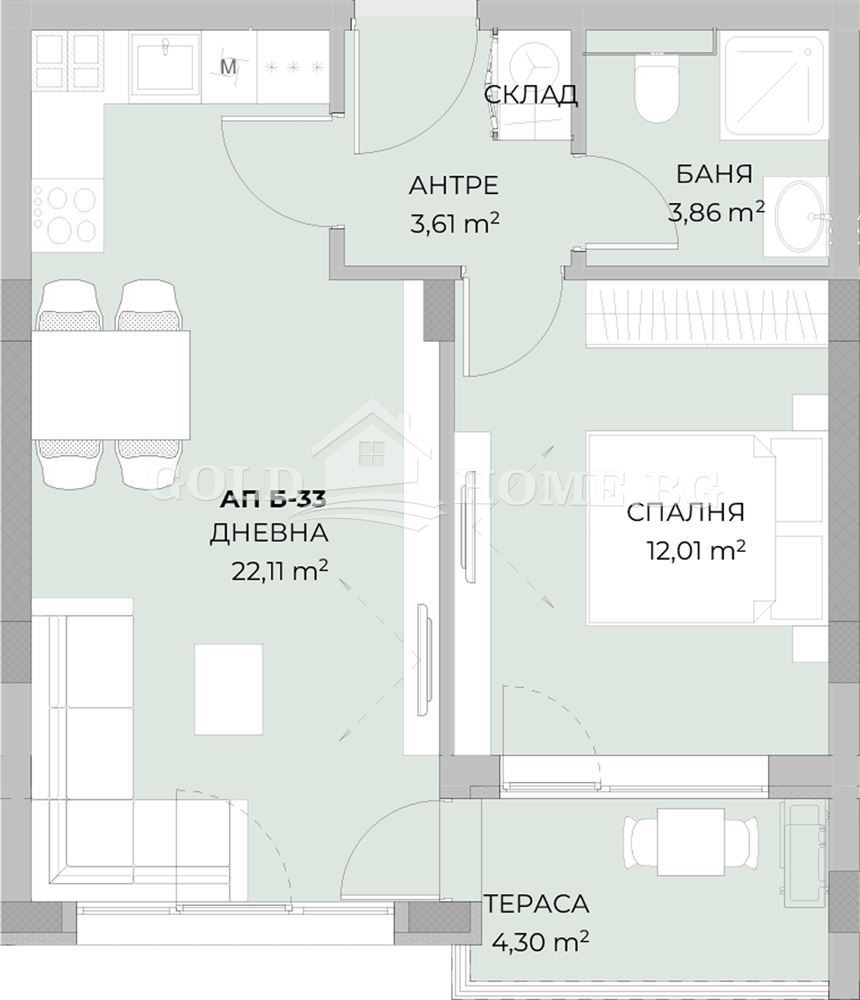 Продава 2-СТАЕН, гр. Пловдив, Остромила, снимка 2 - Апартаменти - 53175257