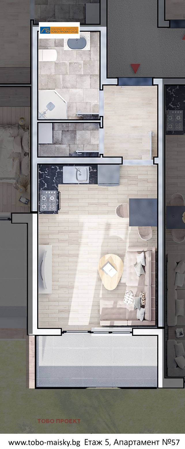 Na sprzedaż  Studio Sofia , Ljulin 10 , 51 mkw | 51254216 - obraz [2]