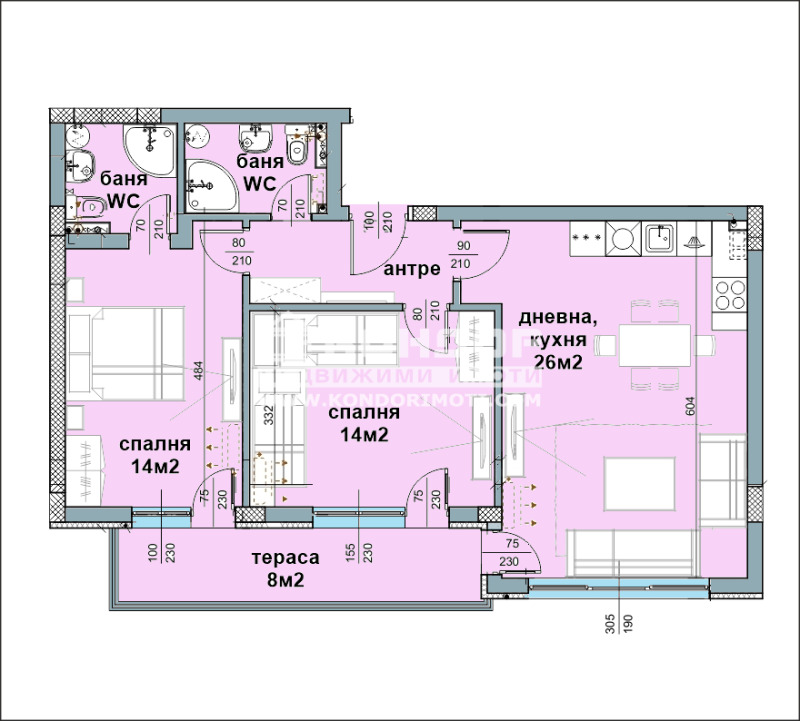 Продава 3-СТАЕН, гр. Пловдив, Тракия, снимка 4 - Aпартаменти - 49560188