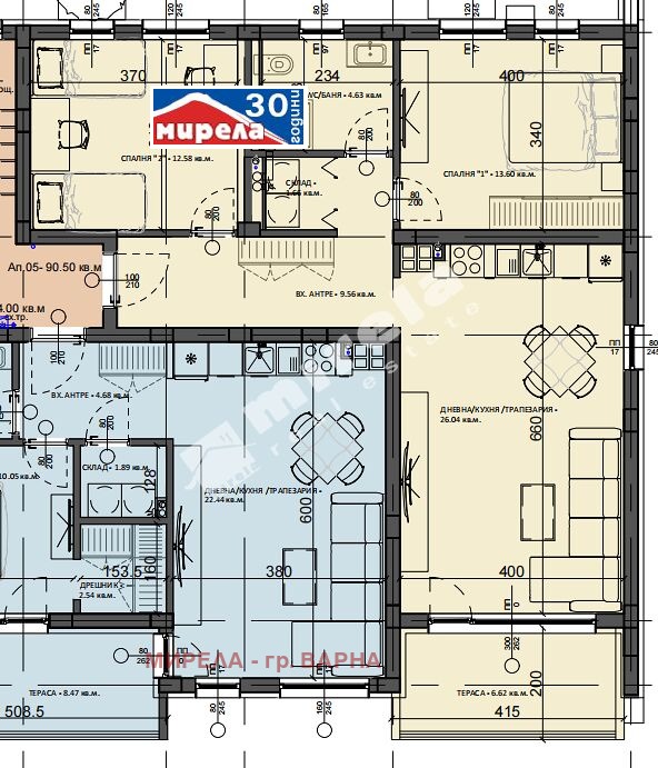 Продава 3-СТАЕН, град Варна, м-т Ален мак • 154035 € / 301266.27 лв. • 16911370 1