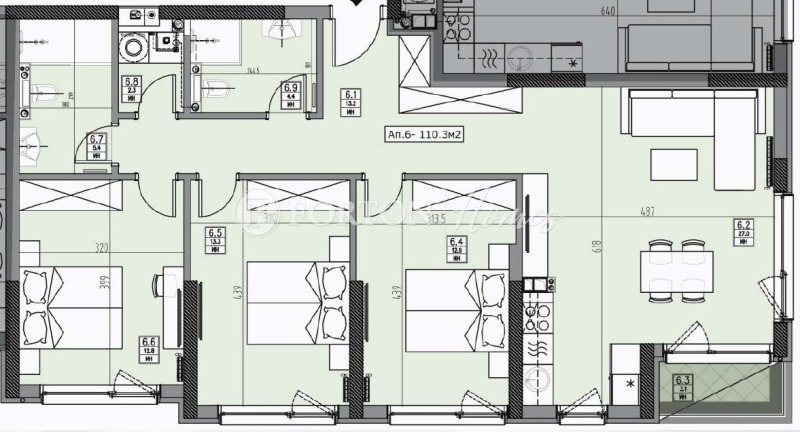 Продава 4-СТАЕН, гр. София, Кръстова вада, снимка 3 - Апартаменти - 53028272