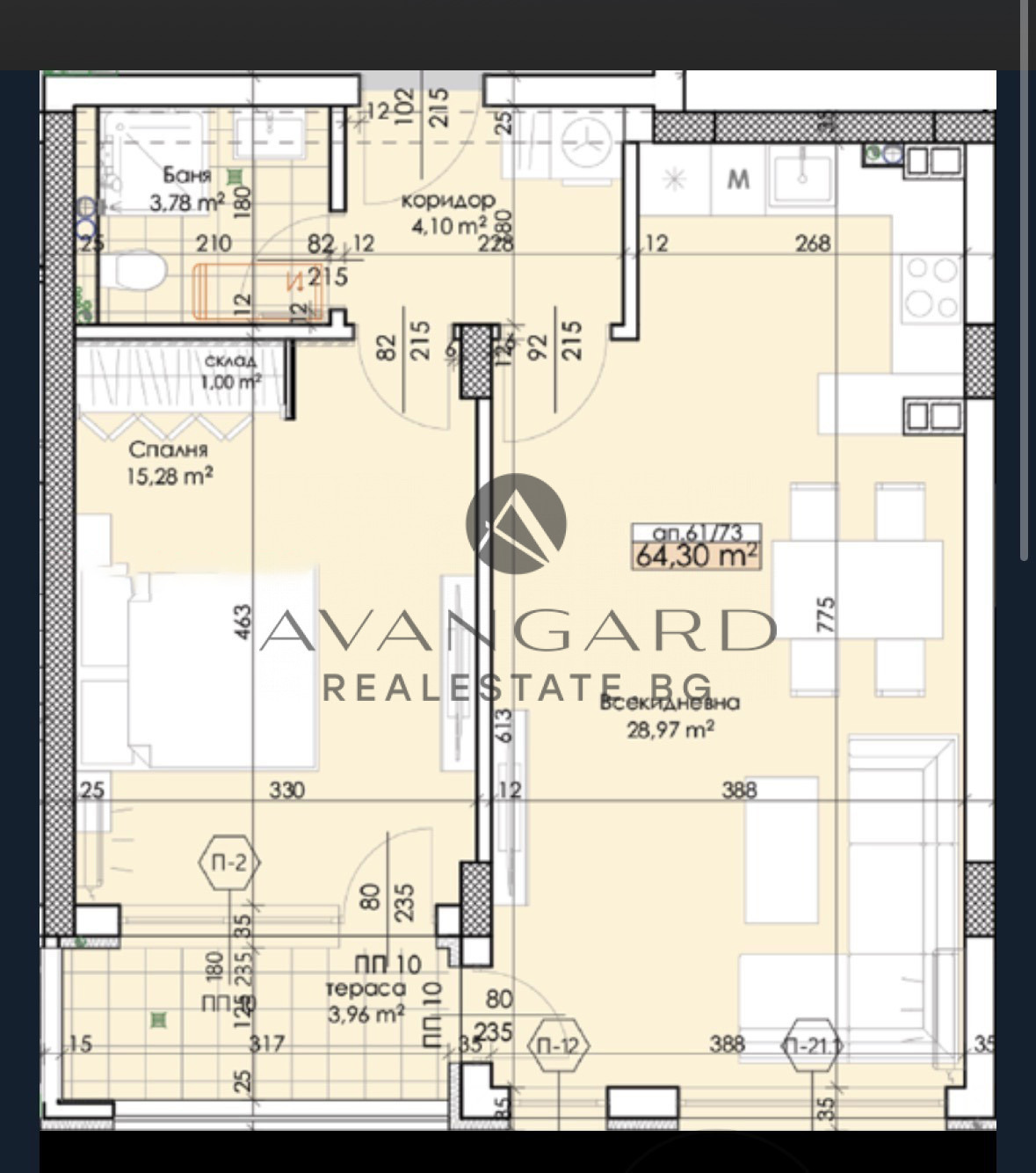 Продава 2-СТАЕН, гр. Пловдив, Тракия, снимка 2 - Апартаменти - 55103312